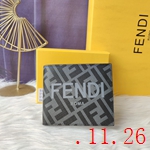 フェンディ風財布コピー 043 牛革+PVC素材